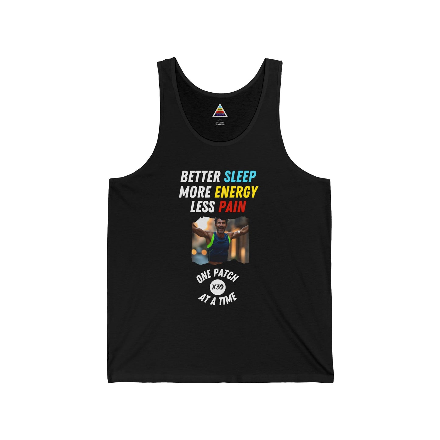 One Patch at a Time Unisex Jersey Tank