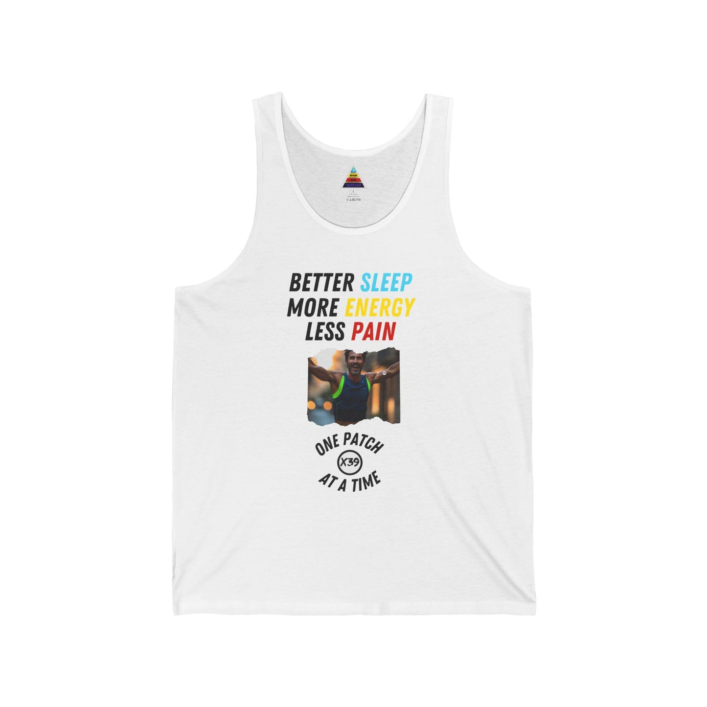 One Patch at a Time Unisex Jersey Tank