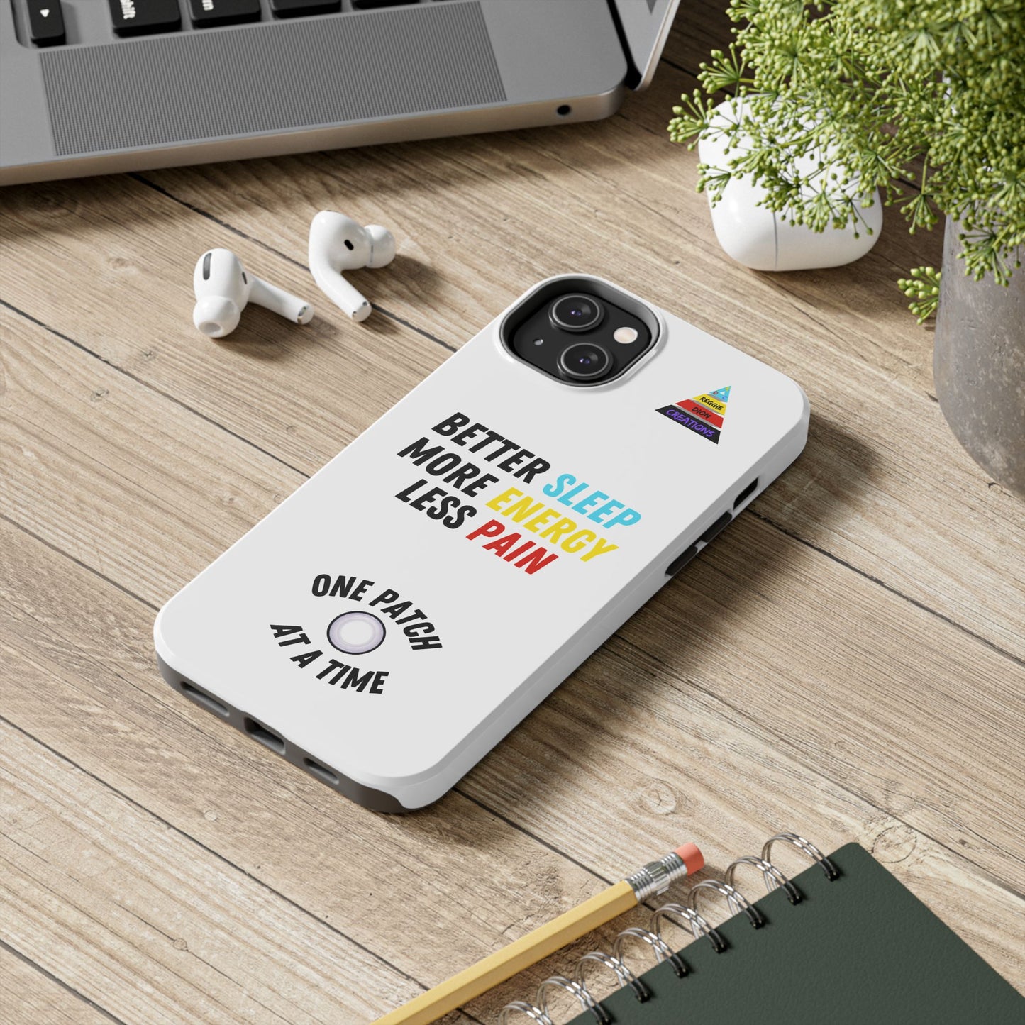 One Patch at a Time Tough Phone Cases