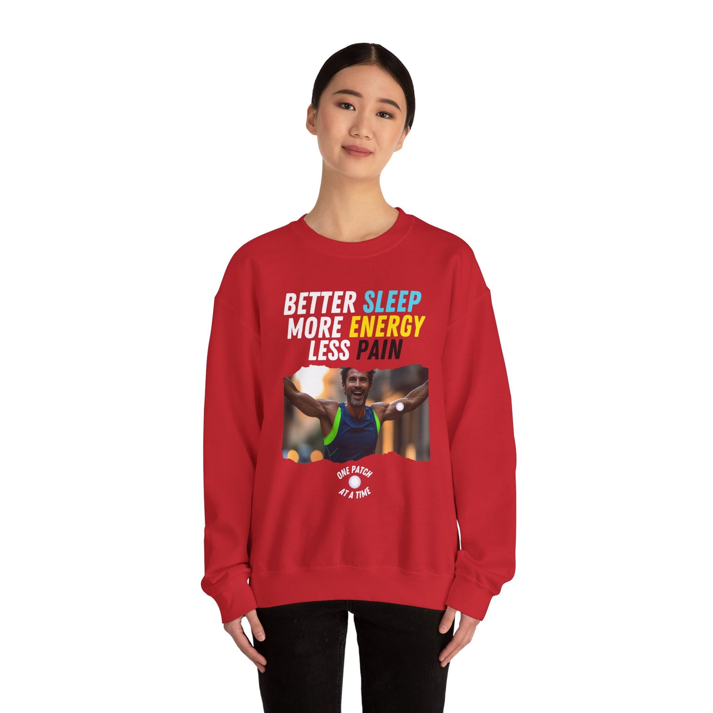 One Patch at a Time Crewneck Sweatshirt