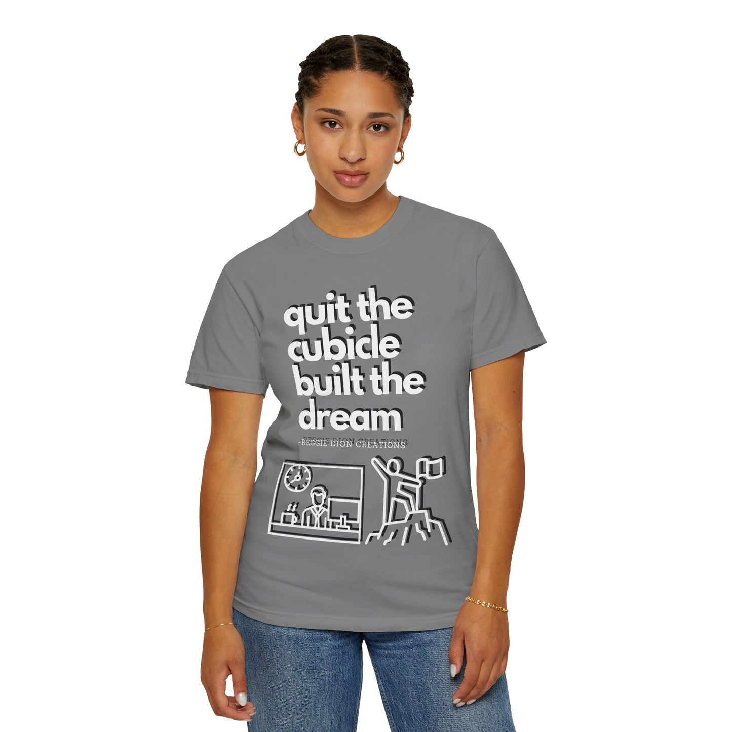 Goodbye Cubicle Unisex Garment-Dyed T-shirt