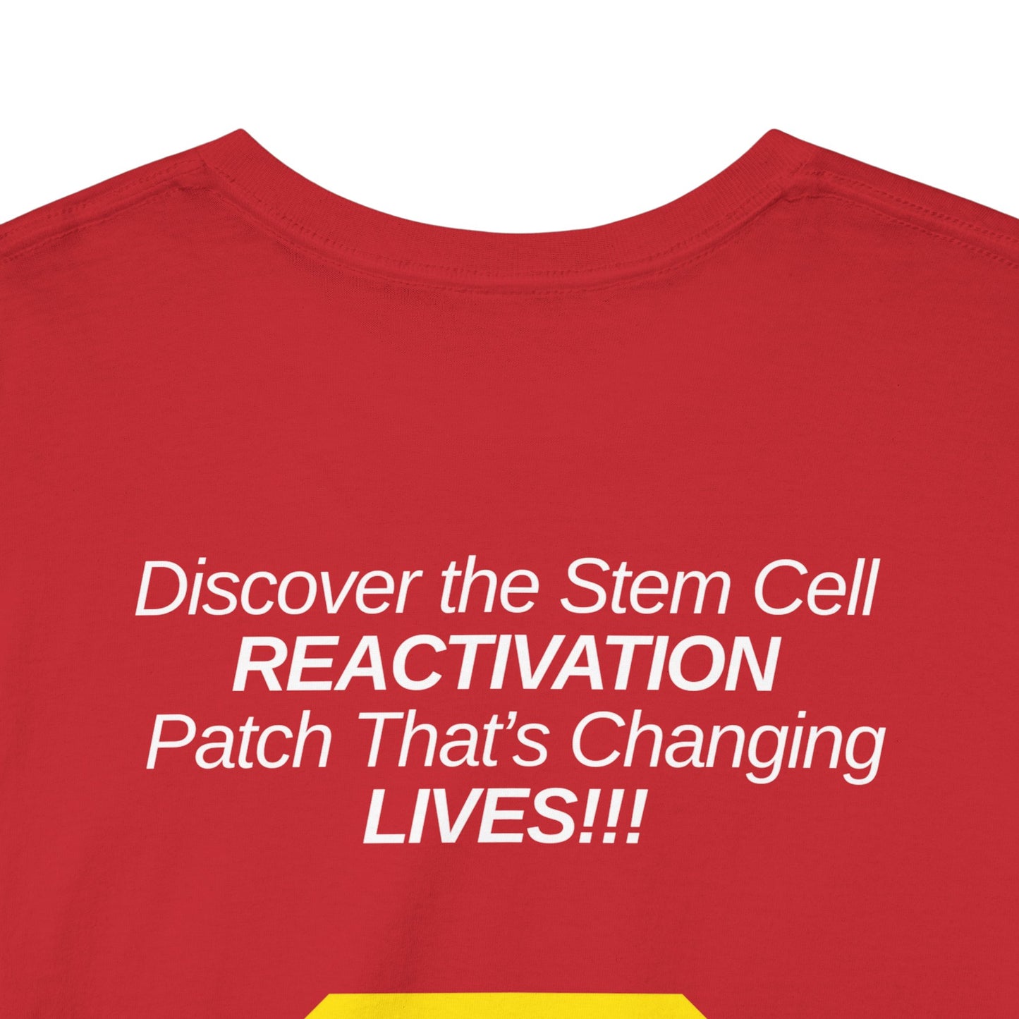 Unisex Tee for Stem Cell Reactivation Patch