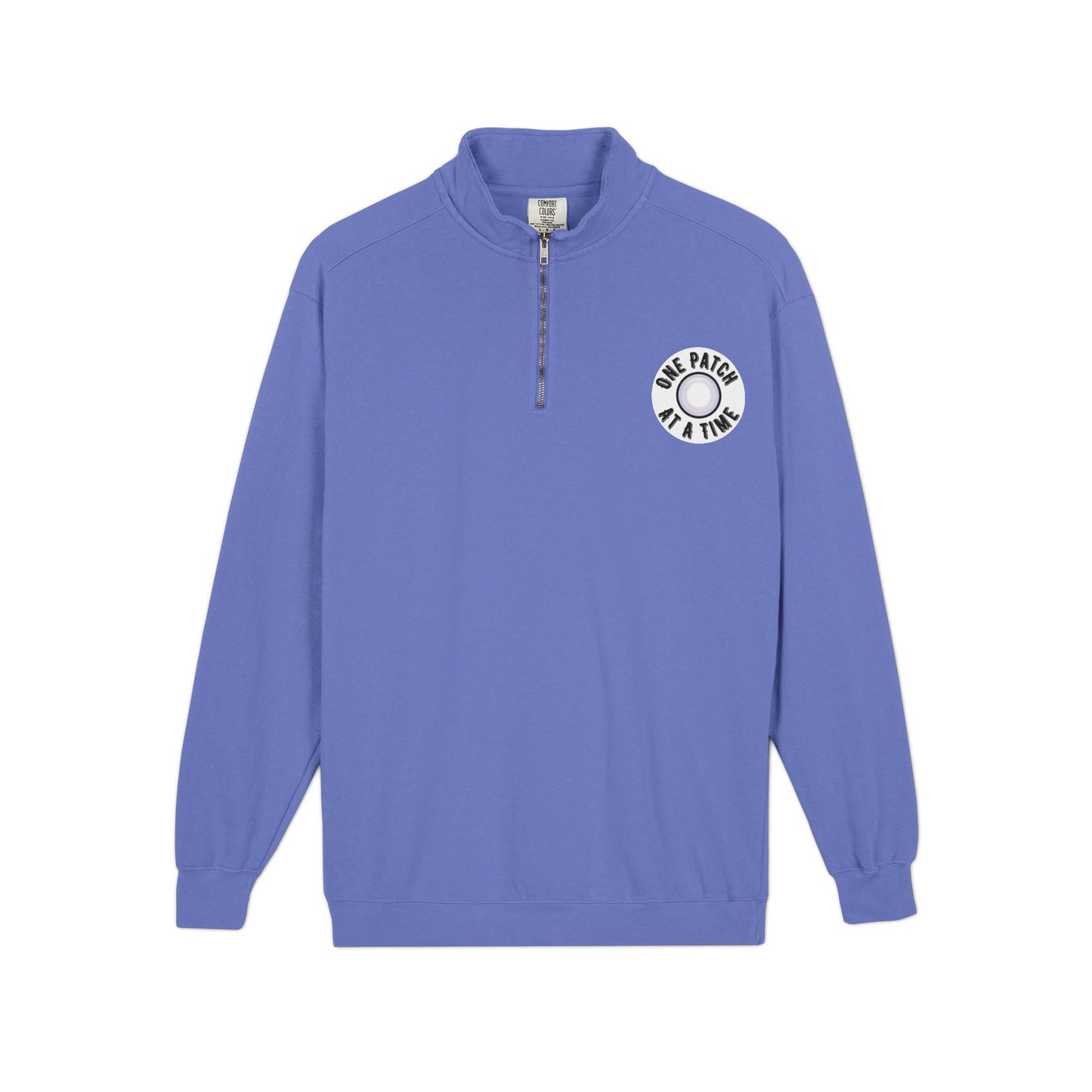 One Patch At A Time Unisex Adult Quarter-Zip Sweatshirt