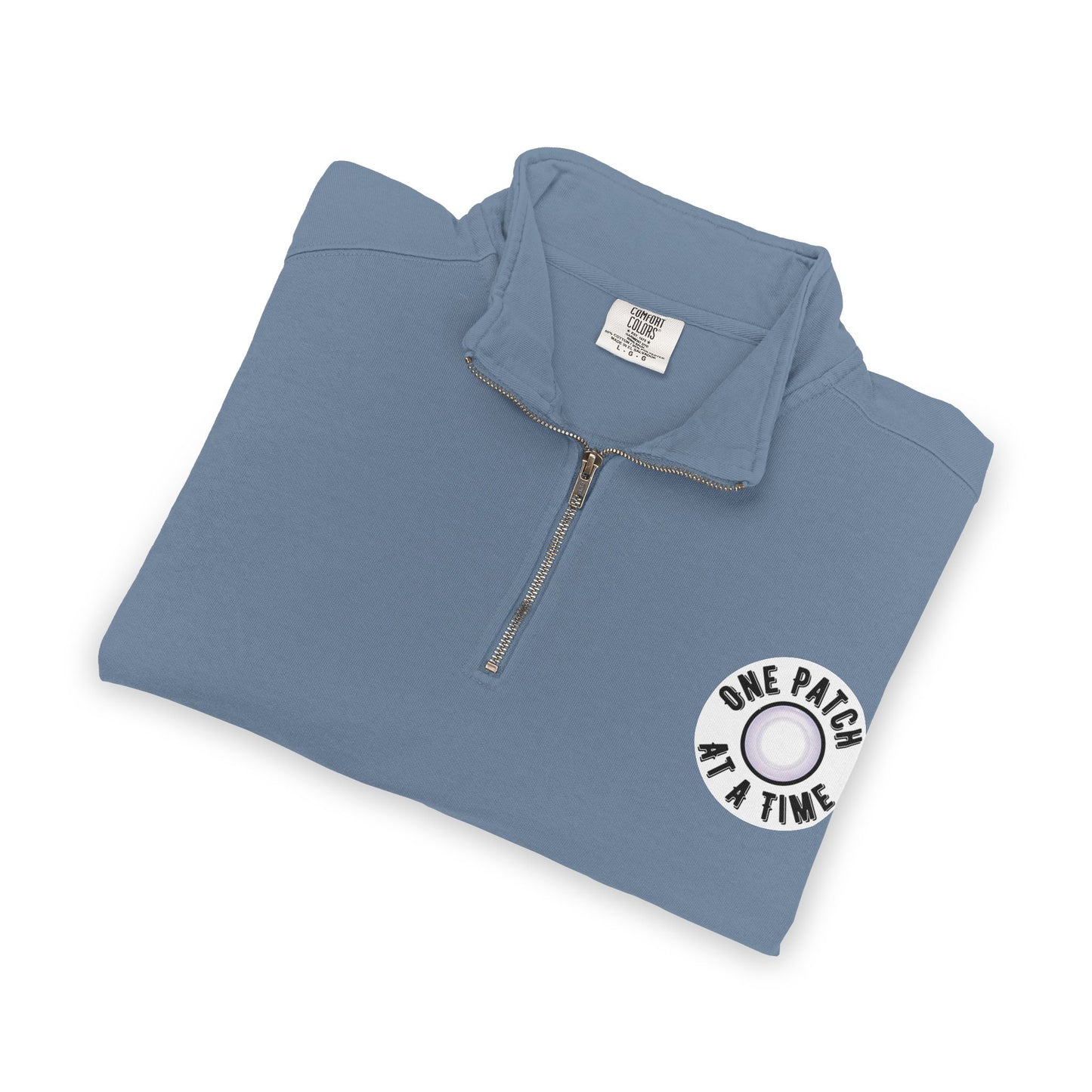 One Patch At A Time Unisex Adult Quarter-Zip Sweatshirt