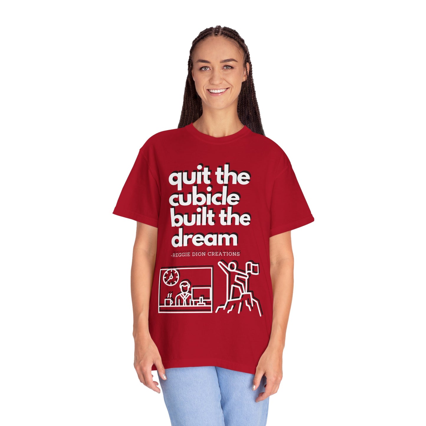 Goodbye Cubicle Unisex Garment-Dyed T-shirt