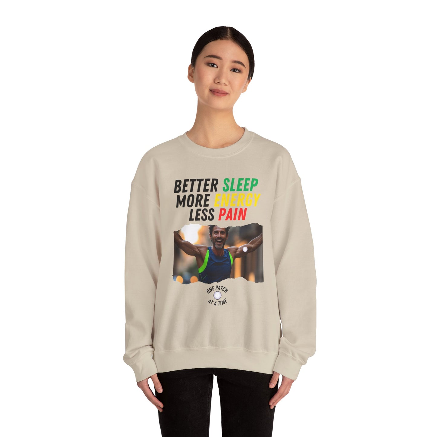 One Patch at a Time Crewneck Sweatshirt