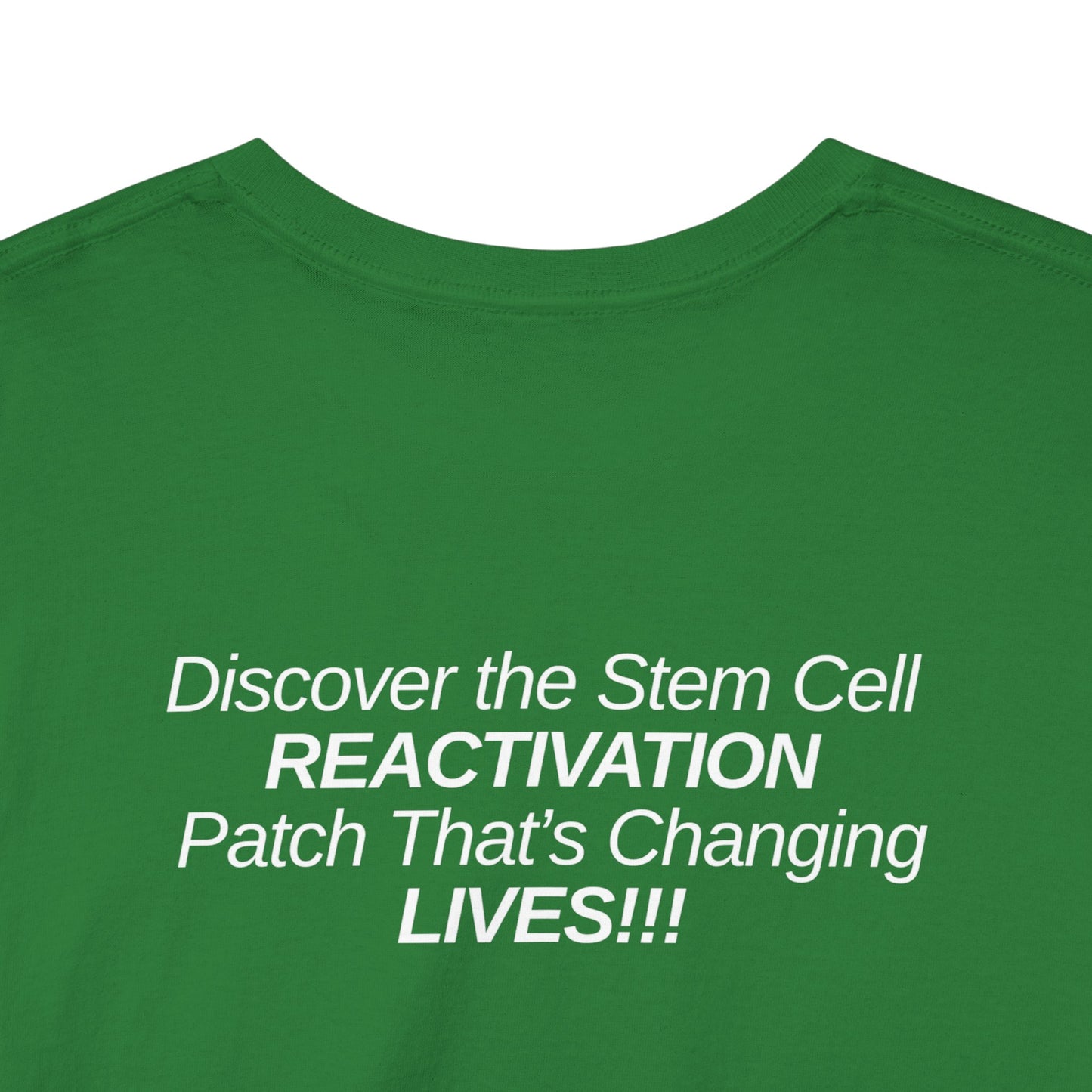 Unisex Tee for Stem Cell Reactivation Patch