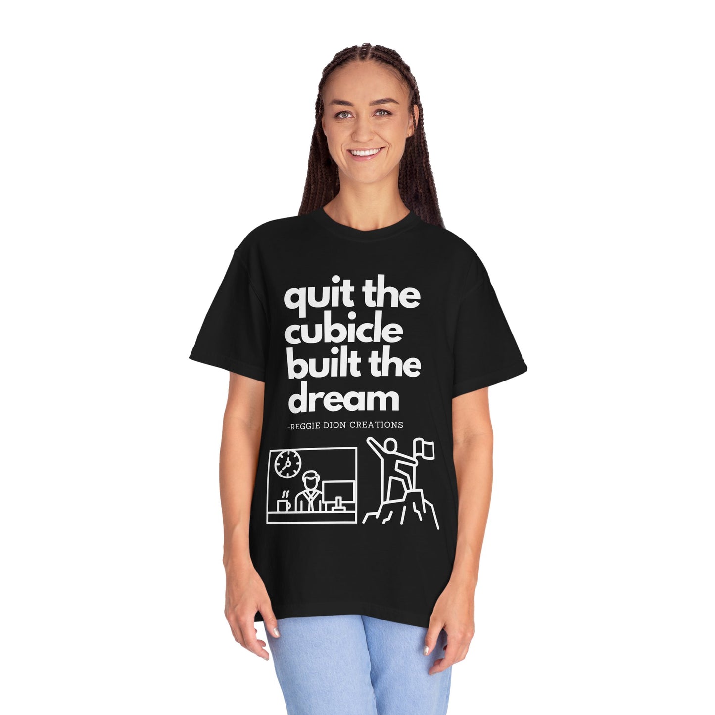 Goodbye Cubicle Unisex Garment-Dyed T-shirt