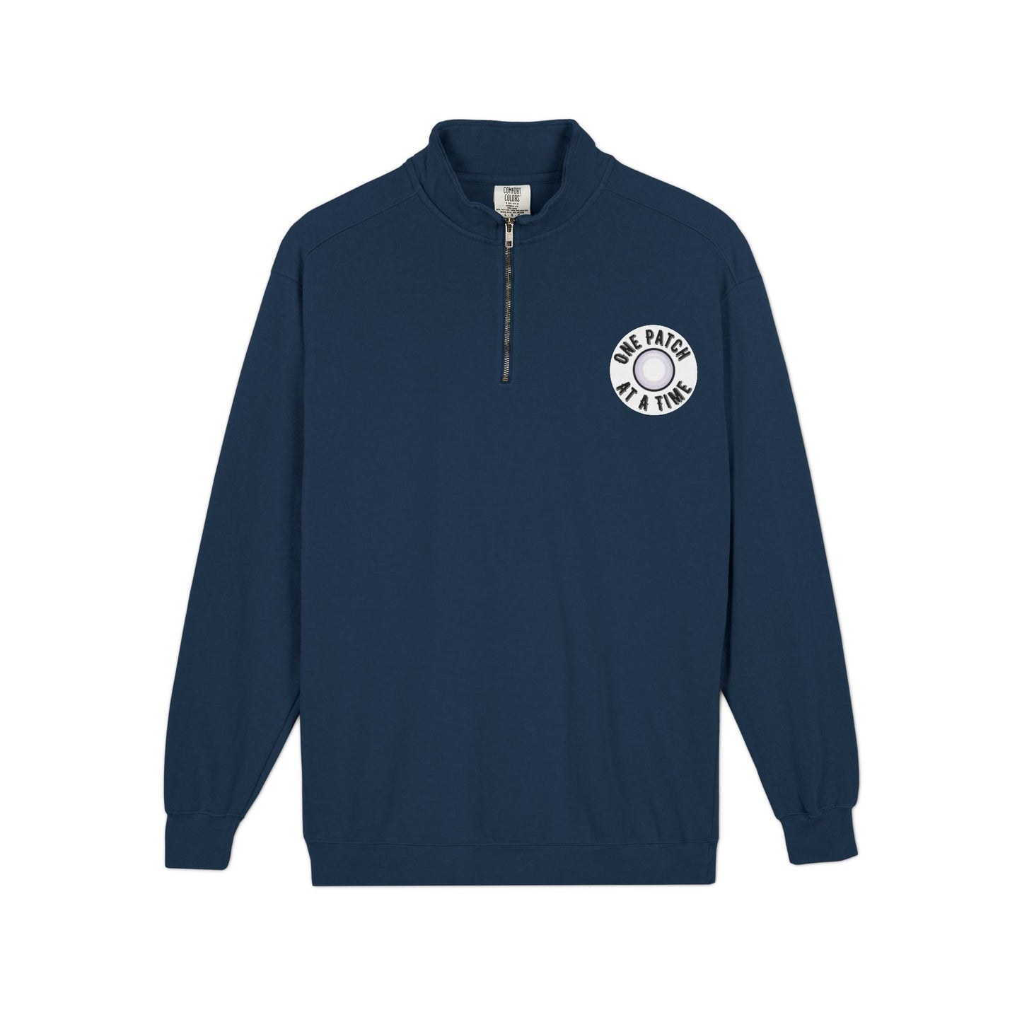 One Patch At A Time Unisex Adult Quarter-Zip Sweatshirt