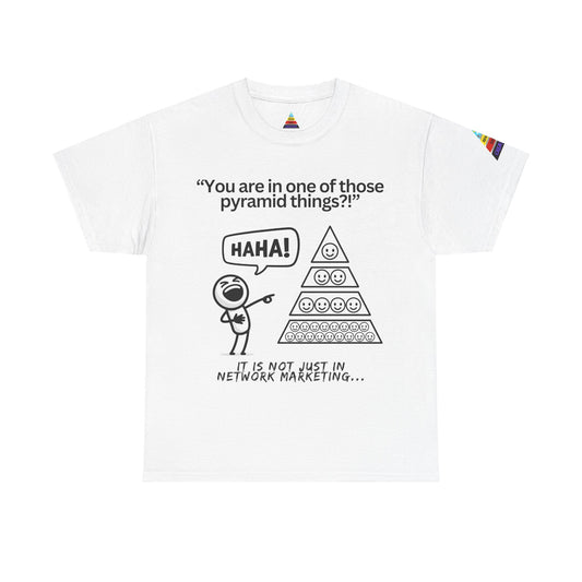 Funny Pyramid Structure Unisex Tee