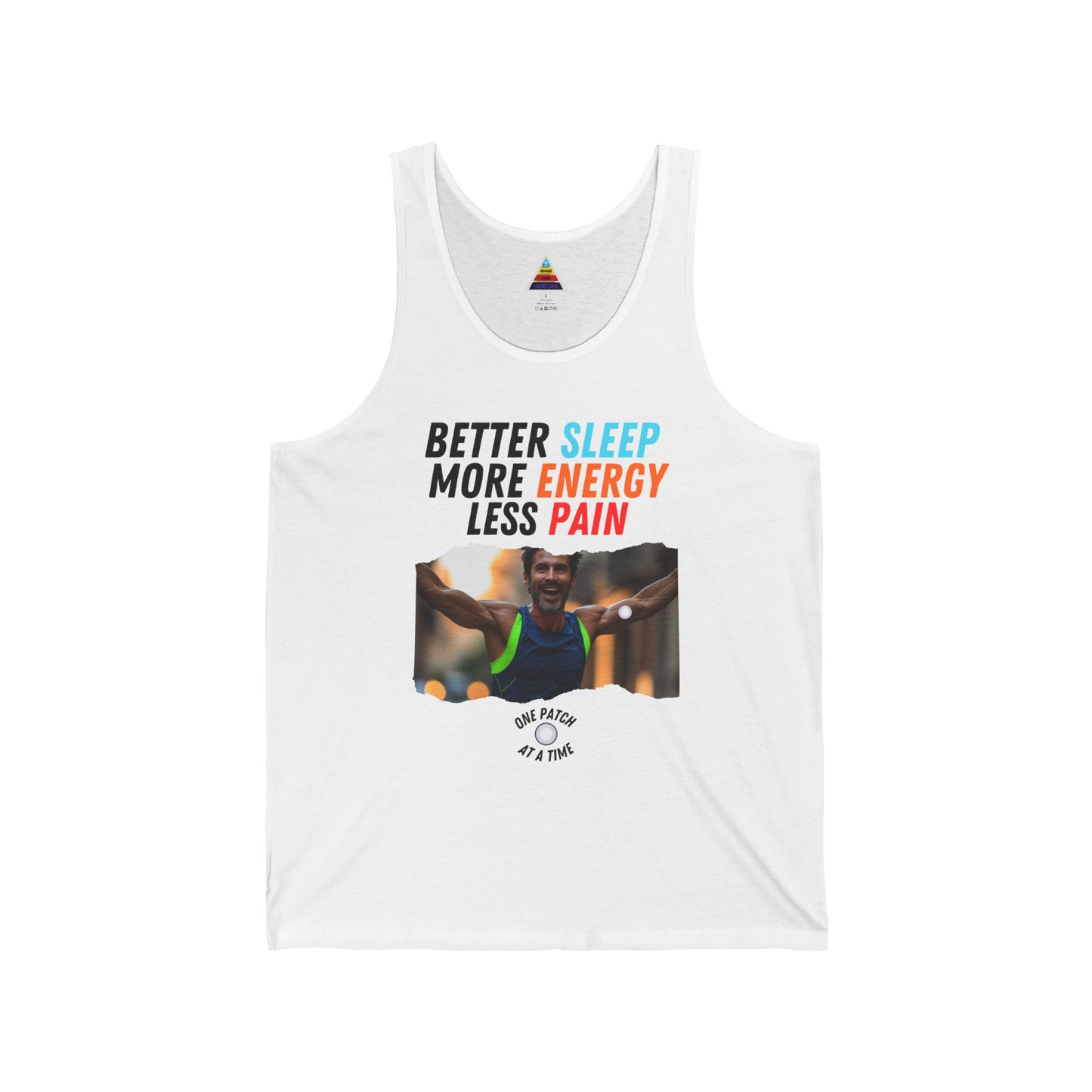 One Patch at a Time Unisex Jersey Tank