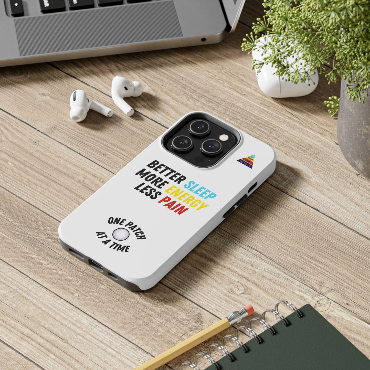 One Patch at a Time Tough Phone Cases