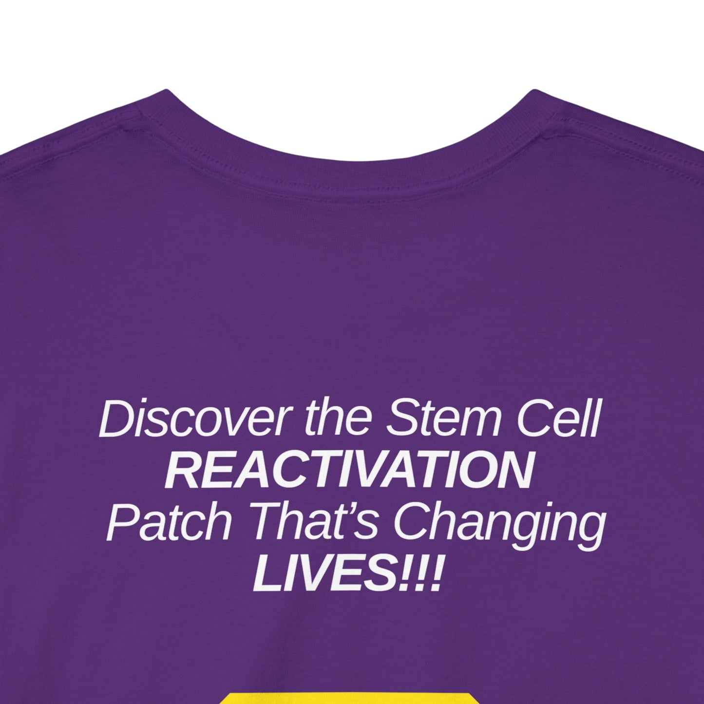 Unisex Tee for Stem Cell Reactivation Patch