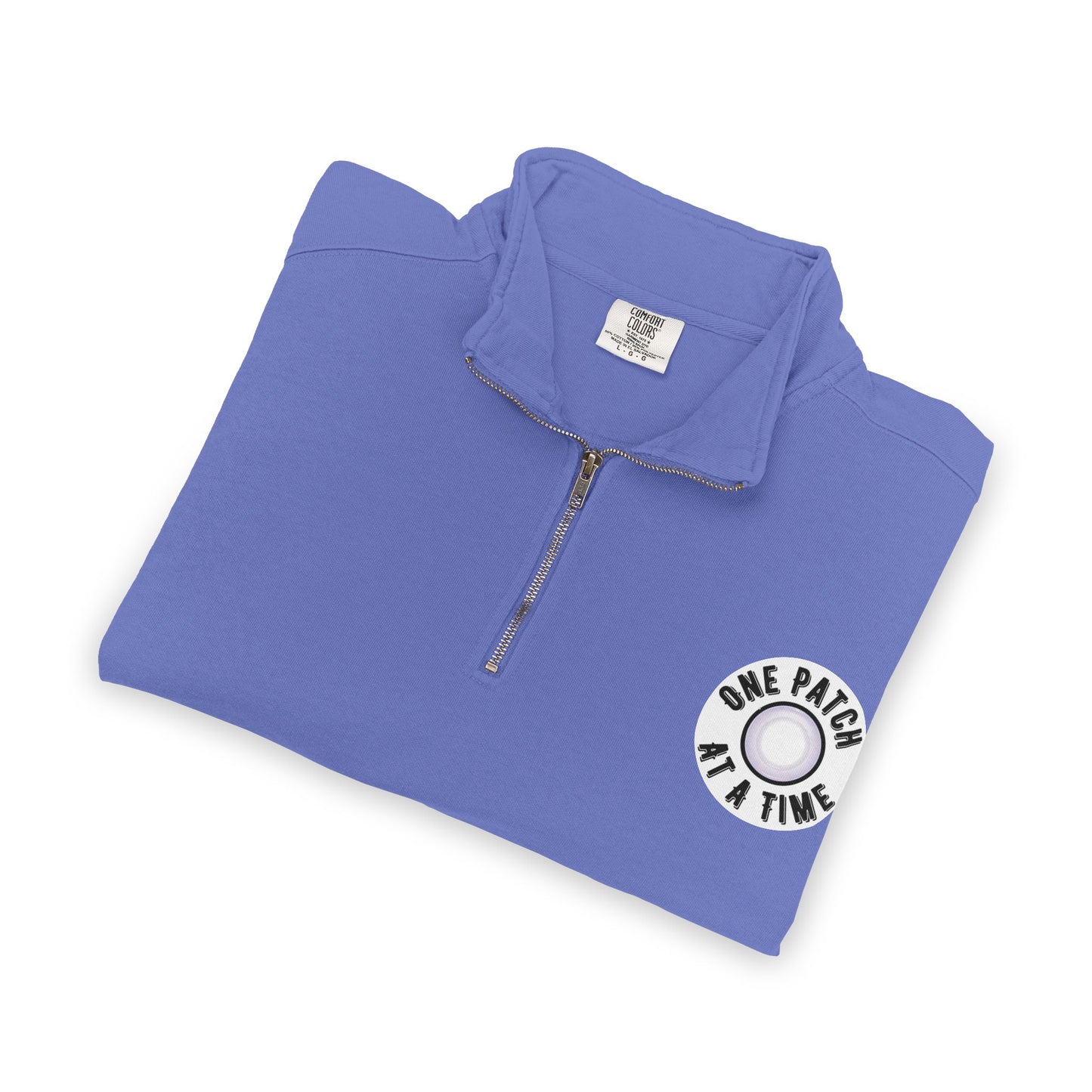 One Patch At A Time Unisex Adult Quarter-Zip Sweatshirt