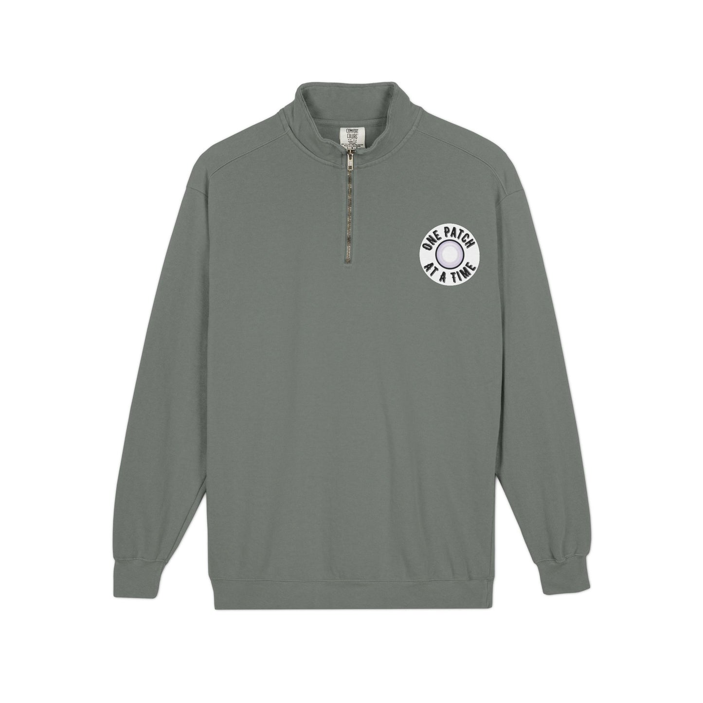 One Patch At A Time Unisex Adult Quarter-Zip Sweatshirt