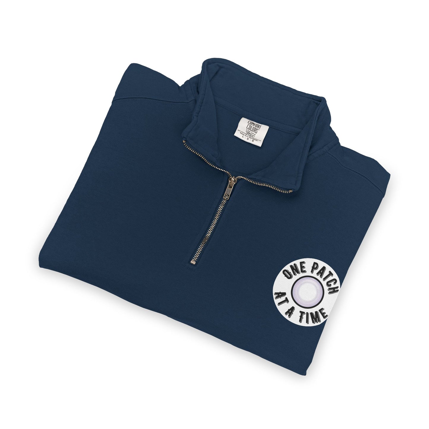 One Patch At A Time Unisex Adult Quarter-Zip Sweatshirt