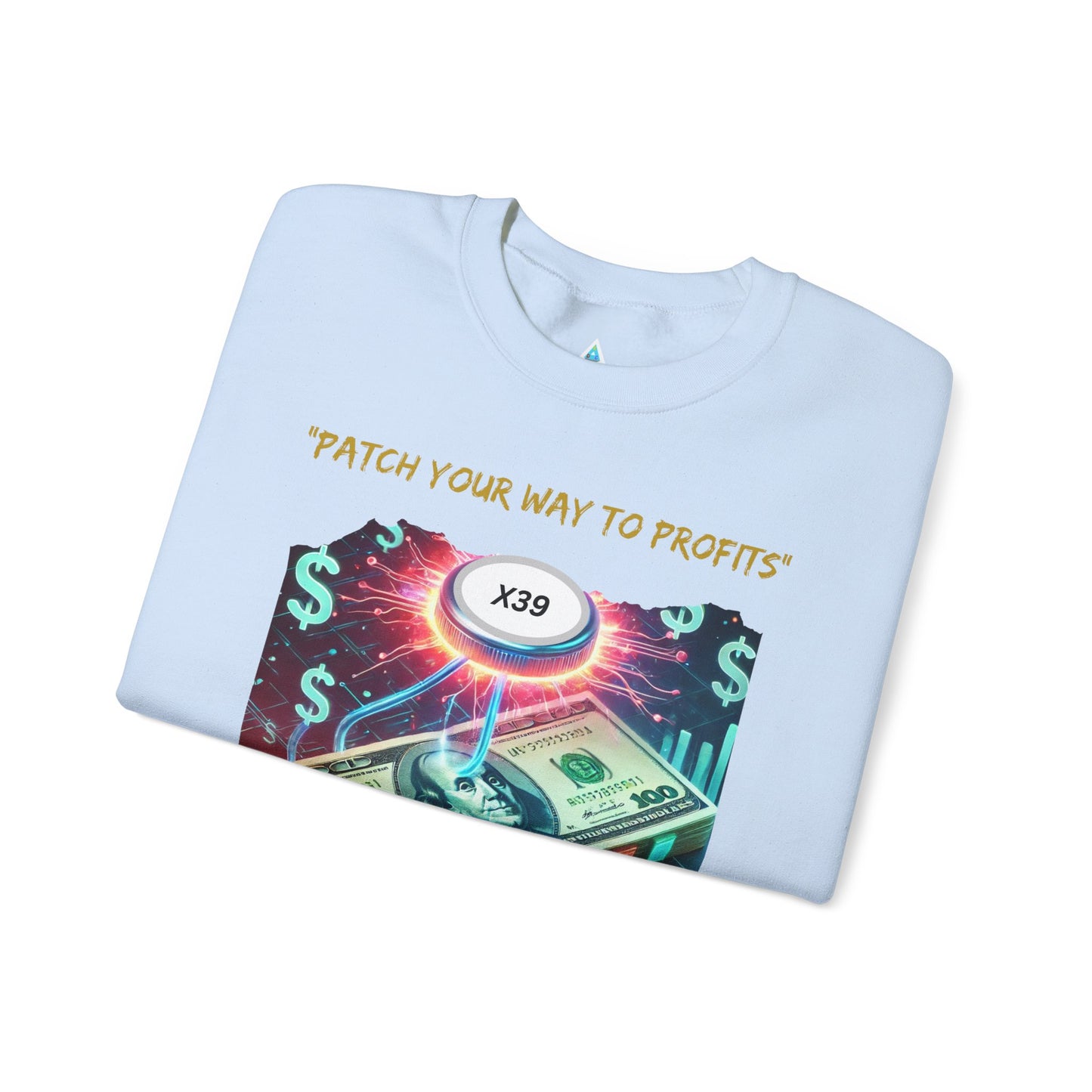 Patch Your Way To Profits Crewneck Sweatshirt