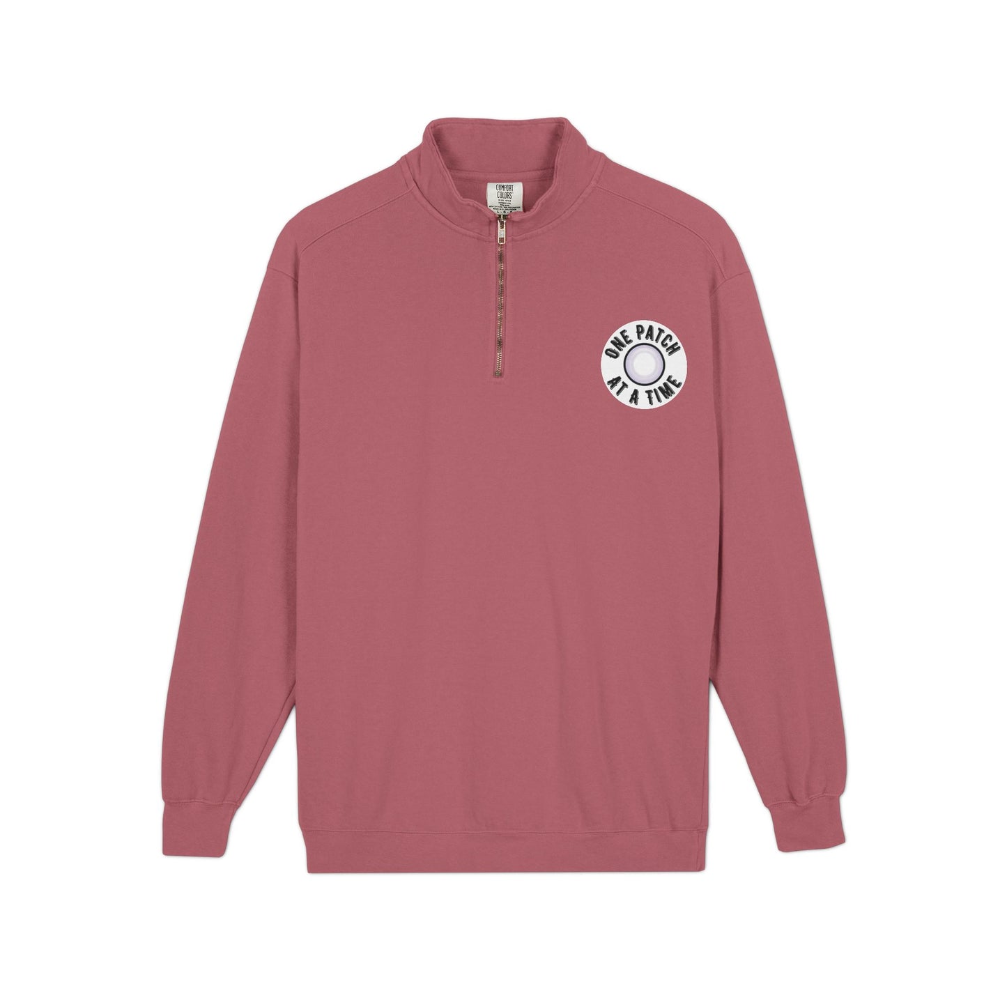 One Patch At A Time Unisex Adult Quarter-Zip Sweatshirt
