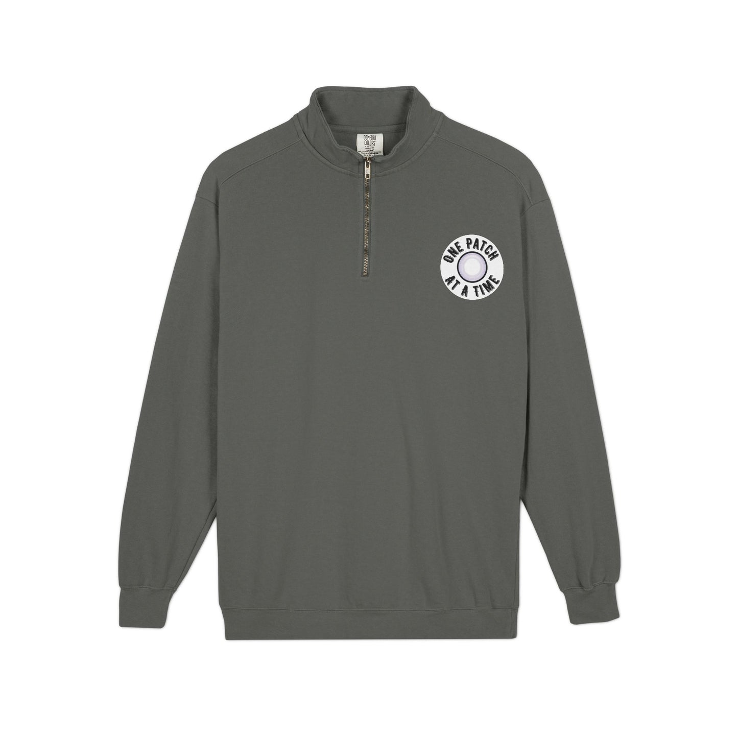 One Patch At A Time Unisex Adult Quarter-Zip Sweatshirt