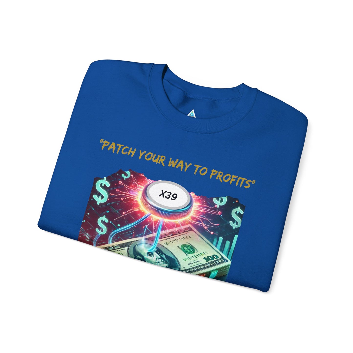 Patch Your Way To Profits Crewneck Sweatshirt