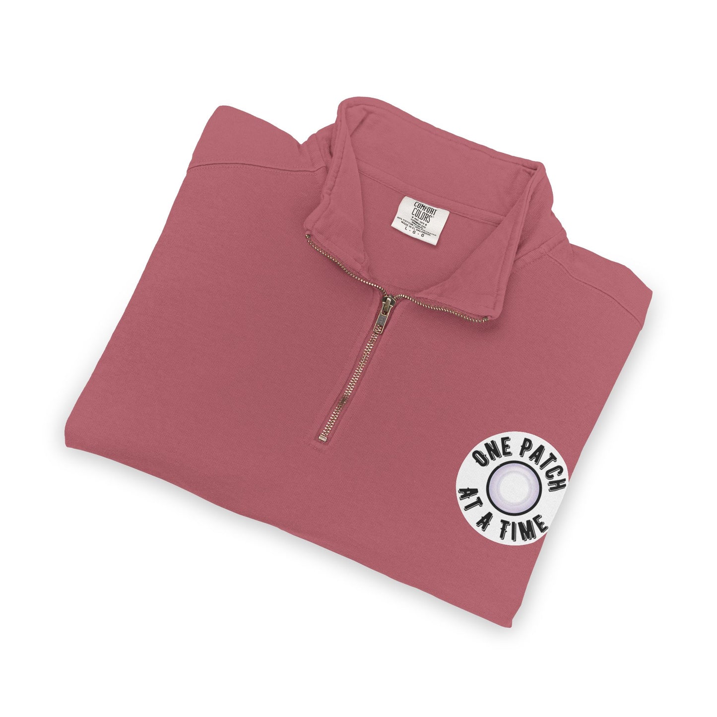 One Patch At A Time Unisex Adult Quarter-Zip Sweatshirt